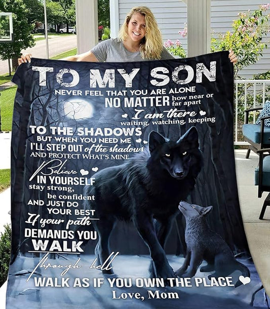 Special Gift For Your Son Blanket - BLANKETS FROM MOM 38