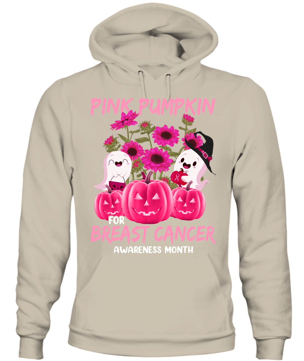 H2 - Halloween Breast Cancer Awareness-Pink Pumkin Breast Cancer T-Shirt