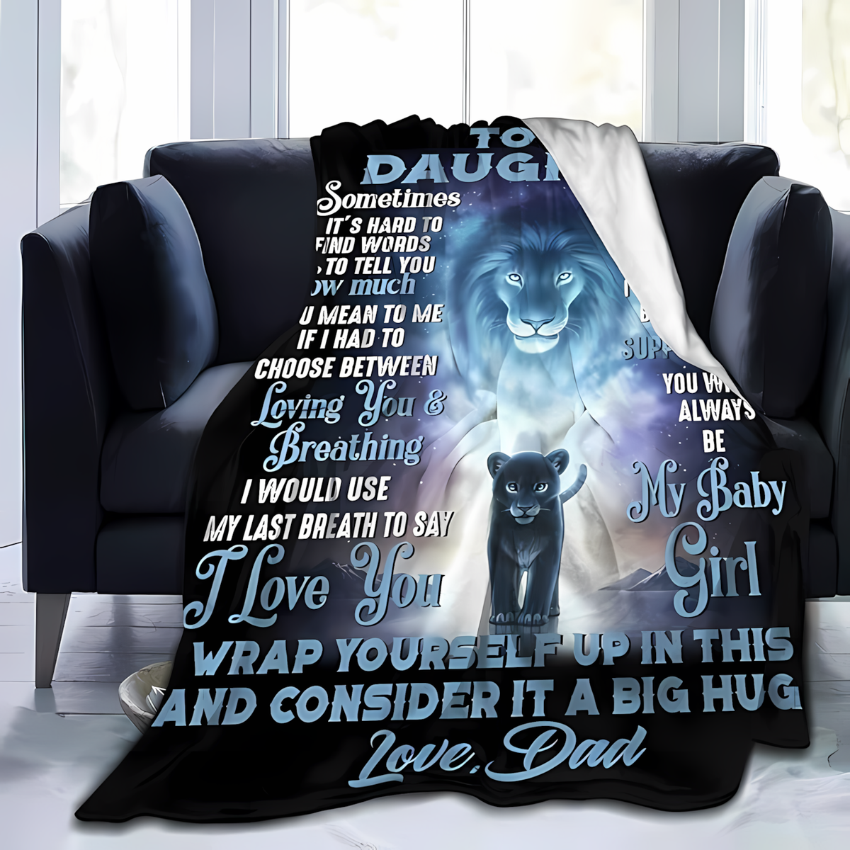 Special Gift For Your Daughter Blanket - BLANKETS FROM DAD 116