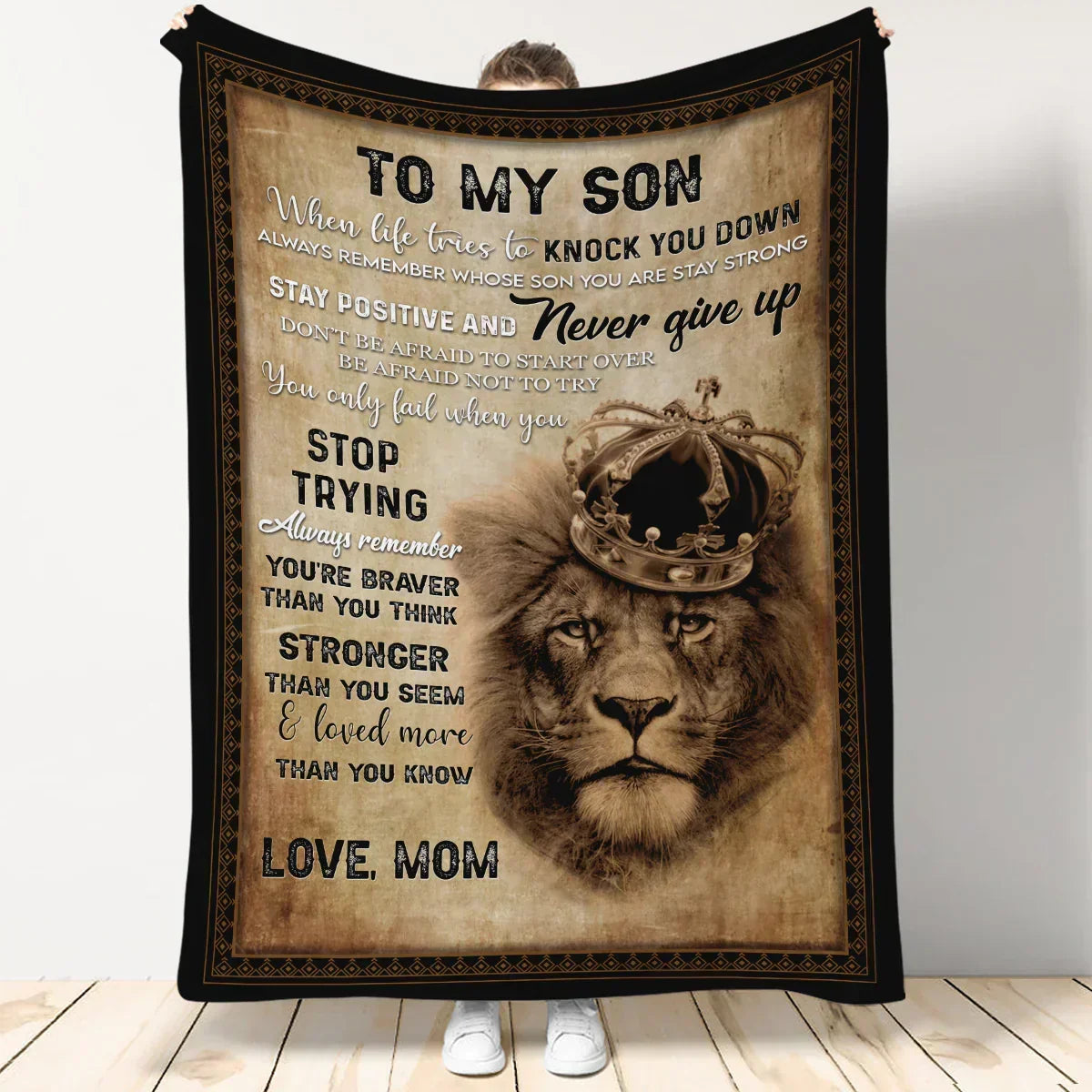 Special Gift For Your Son Blanket - BLANKETS FROM MOM 105