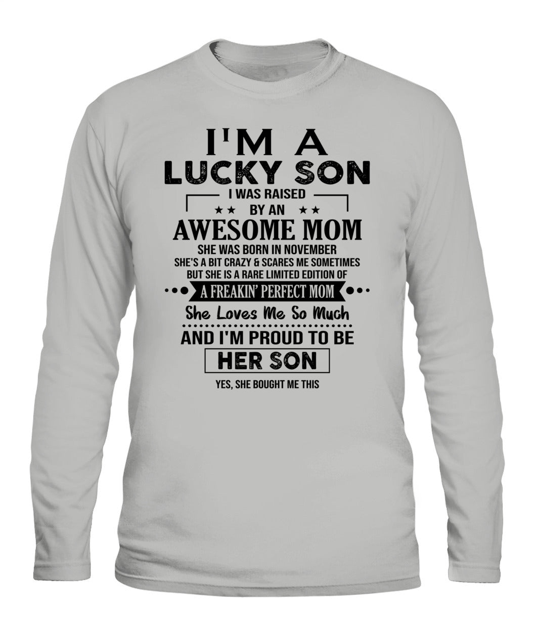 ICH BIN EIN GLÜCKLICHER SOHN, ICH WURDE VON EINER TOLLEN MAMA GROSSGEZOGEN 11