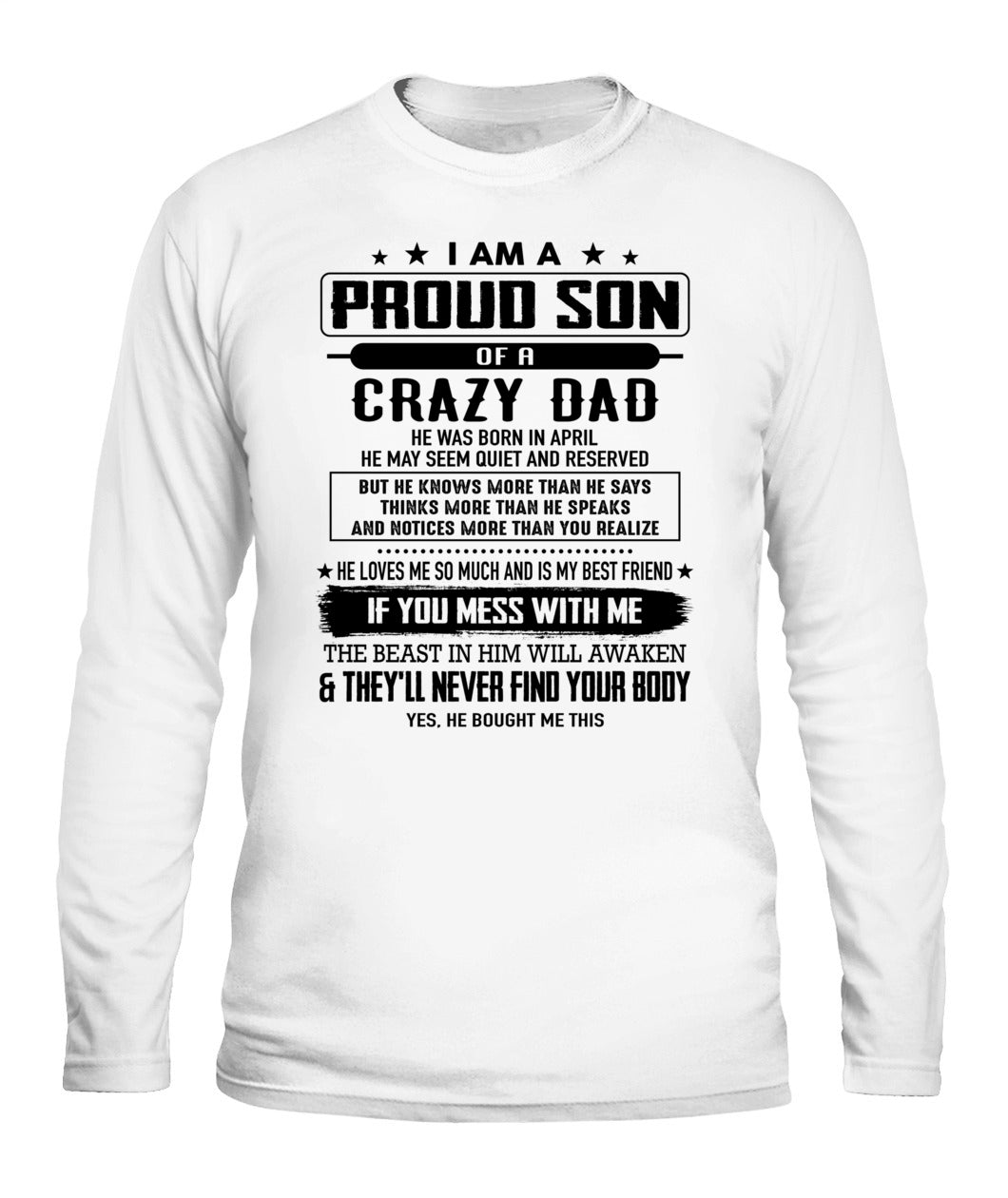 I AM A PROUD SON OF A CRAZY DAD 04