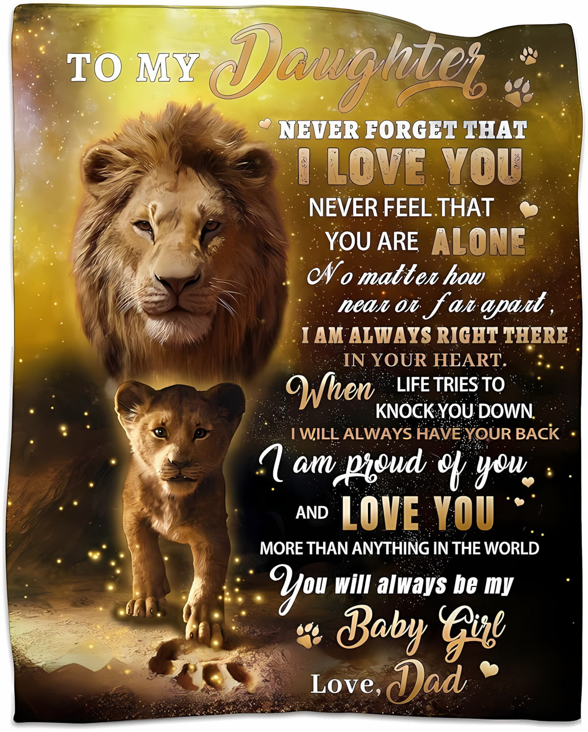 Special Gift For Your Daughter Blanket - BLANKETS FROM DAD 088