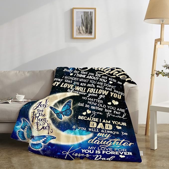 Special Gift For Your Daughter Blanket - BLANKETS FROM DAD 078
