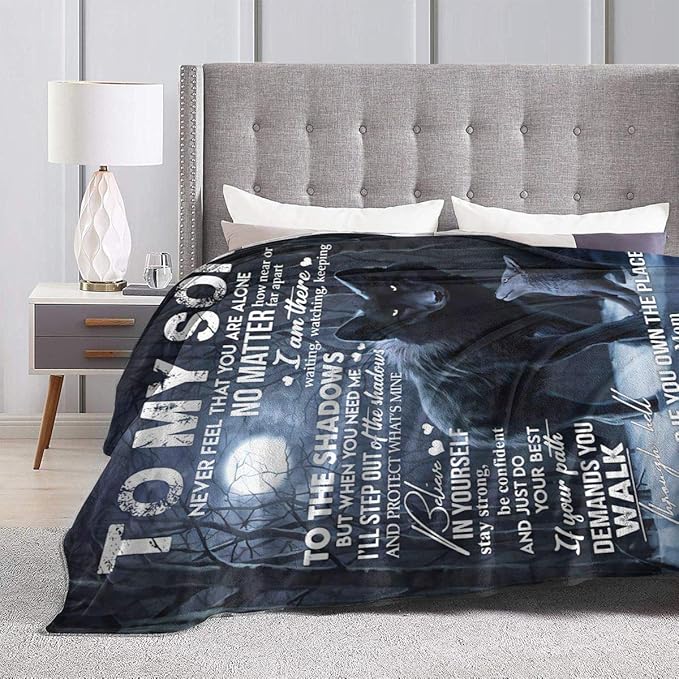 Special Gift For Your Son Blanket - BLANKETS FROM MOM 38