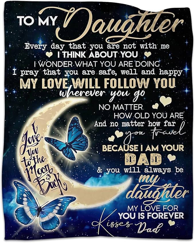 Special Gift For Your Daughter Blanket - BLANKETS FROM DAD 078