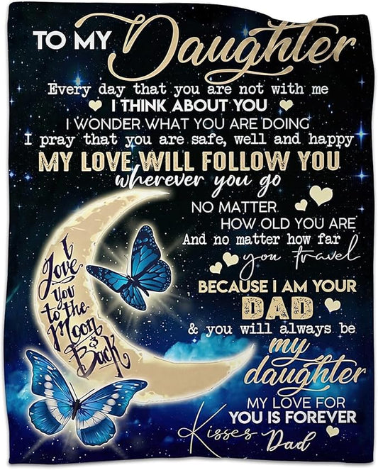 Special Gift For Your Daughter Blanket - BLANKETS FROM DAD 078