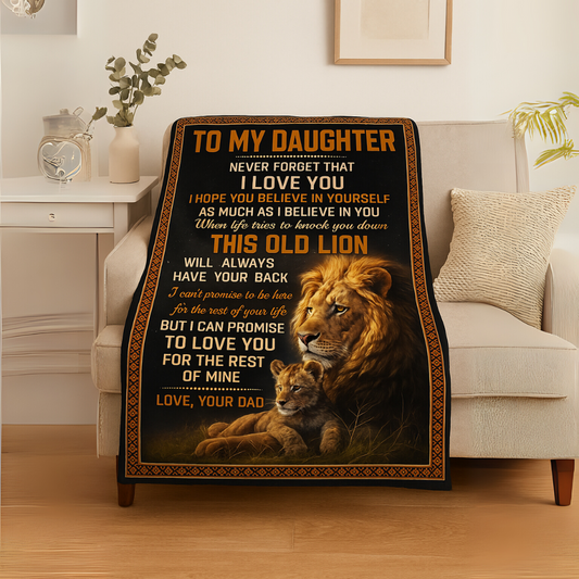 Special Gift For Your Daughter Blanket - BLANKETS FROM DAD 083