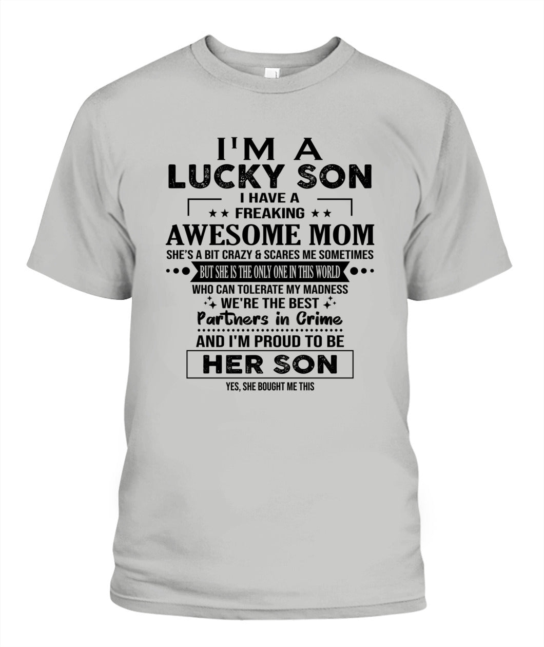 ICH BIN EIN GLÜCKLICHER SOHN ICH HABE EINE UNGLAUBLICH TOLLE MAMA - GESCHENKE FÜR MAMA