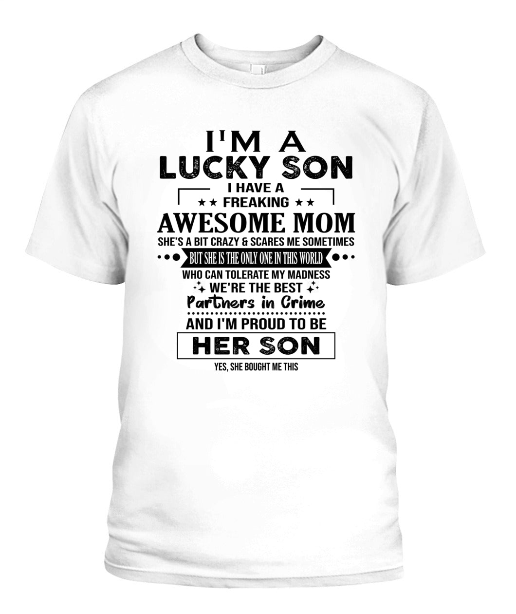 ICH BIN EIN GLÜCKLICHER SOHN ICH HABE EINE UNGLAUBLICH TOLLE MAMA - GESCHENKE FÜR MAMA
