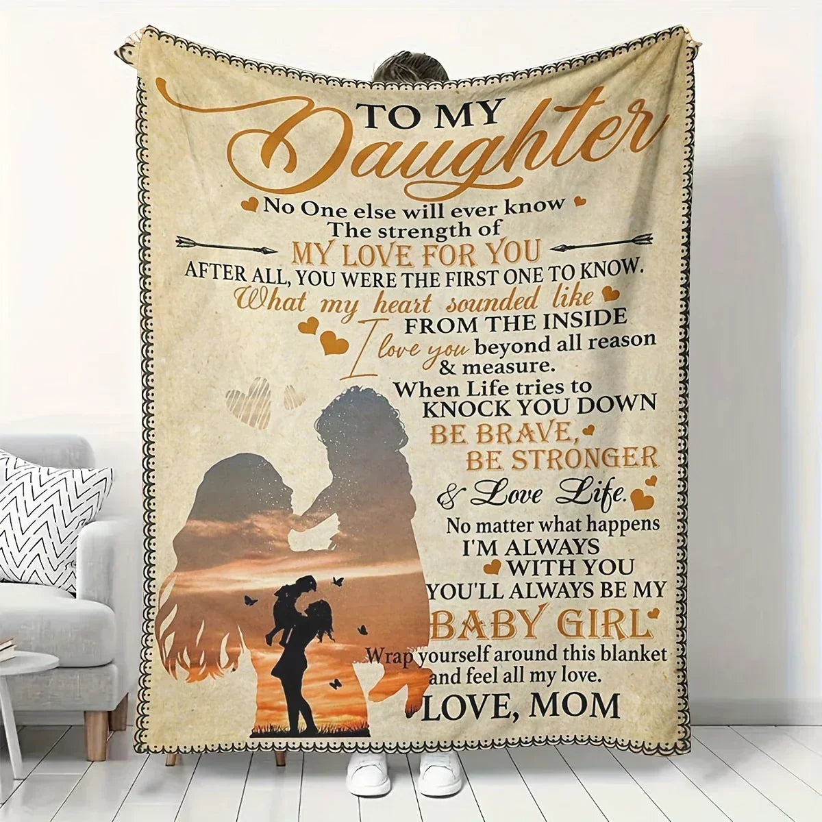 Special Gift For Your Daughter Blanket - BLANKETS FROM MOM 34