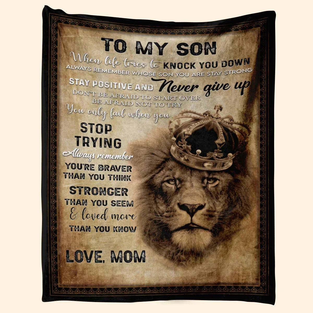Special Gift For Your Son Blanket - BLANKETS FROM MOM 105