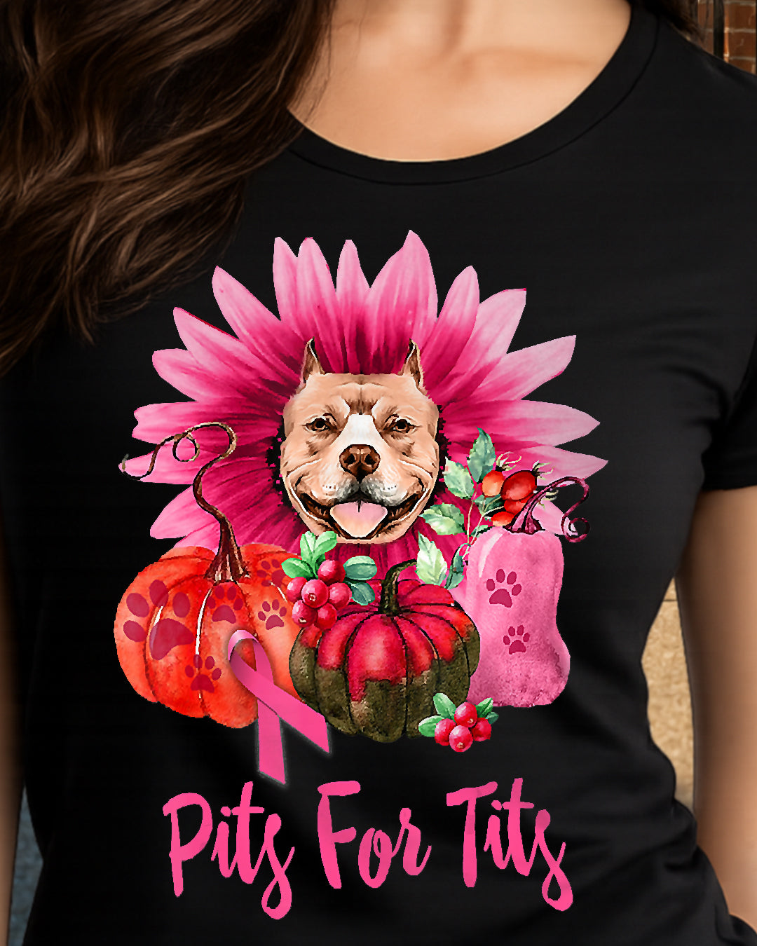 D12-Pits Tits Pitbull Pumpkins Sunflower Classic Classic T-Shirt