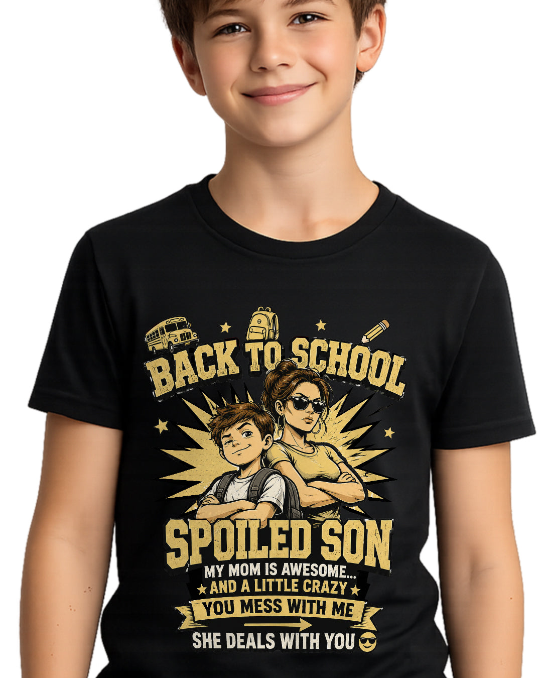 Back To School Spoiled Son Shirt-US-SKU57
