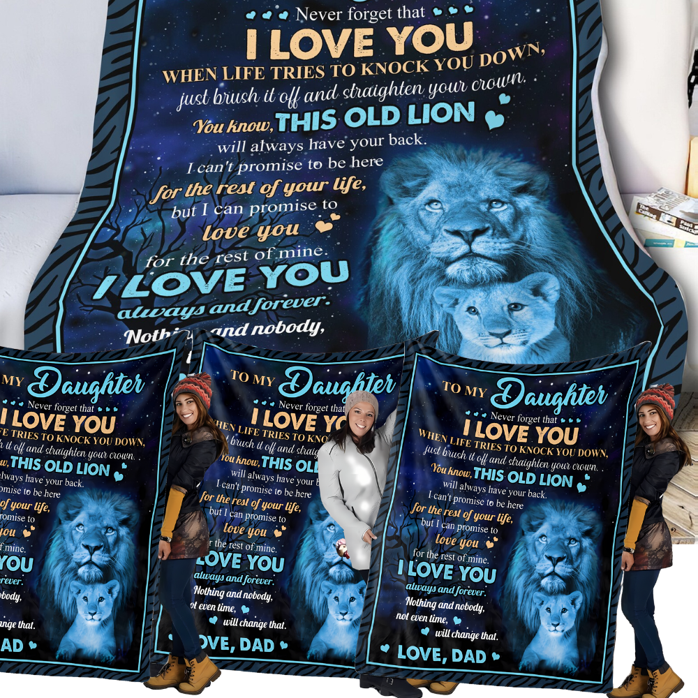 Special Gift For Your Daughter Blanket - BLANKETS FROM DAD 040