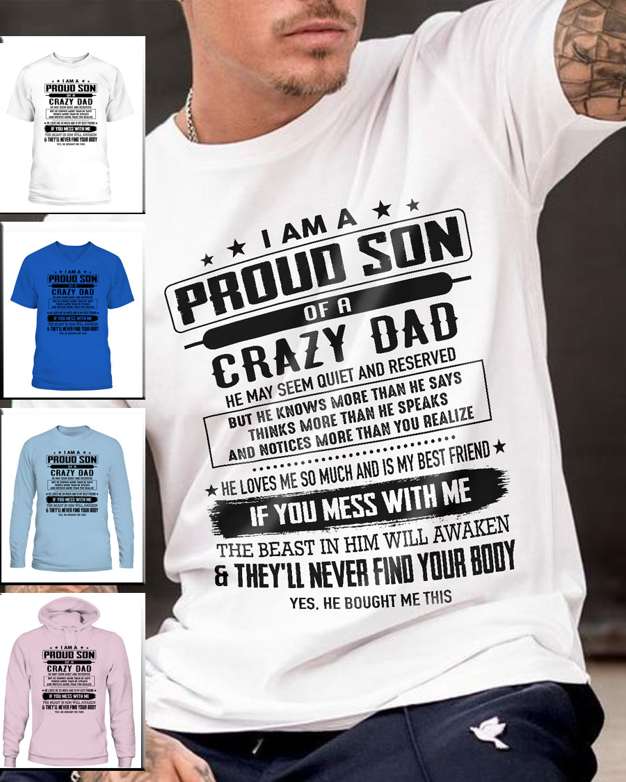 ICH BIN DER STOLZE SOHN EINES VERRÜCKTEN VATERS