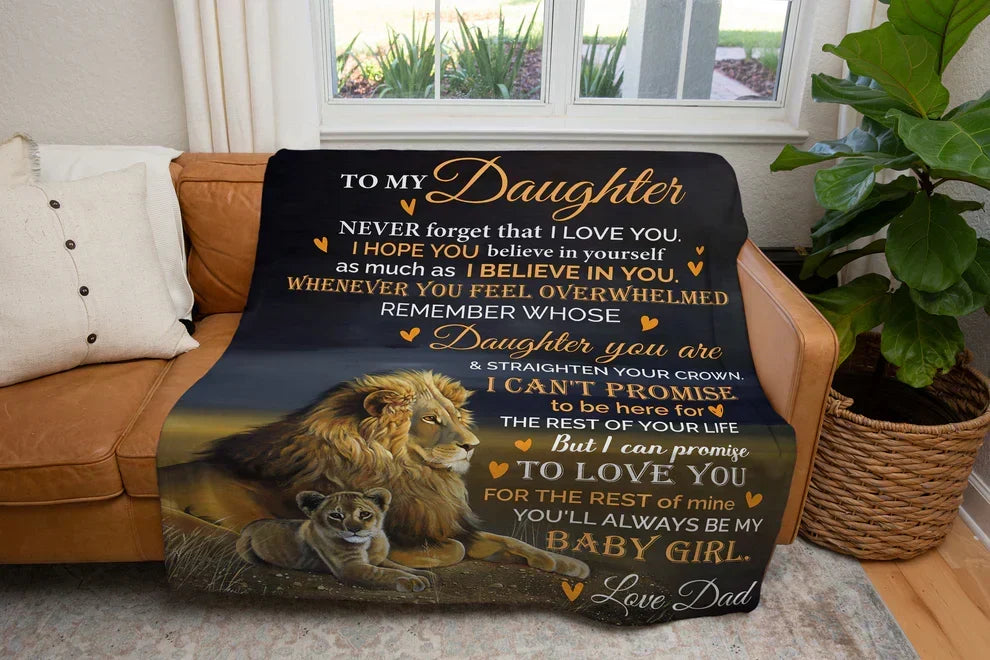 Special Gift For Your Daughter Blanket - BLANKETS FROM DAD 077