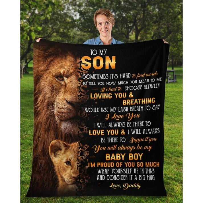 Special Gift for Your Son- From Dad Blanket - BLANKETS FROM DAD 059