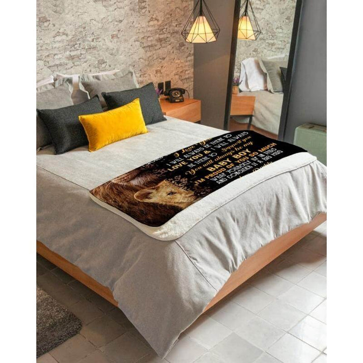 Special Gift for Your Son- From Dad Blanket - BLANKETS FROM DAD 059