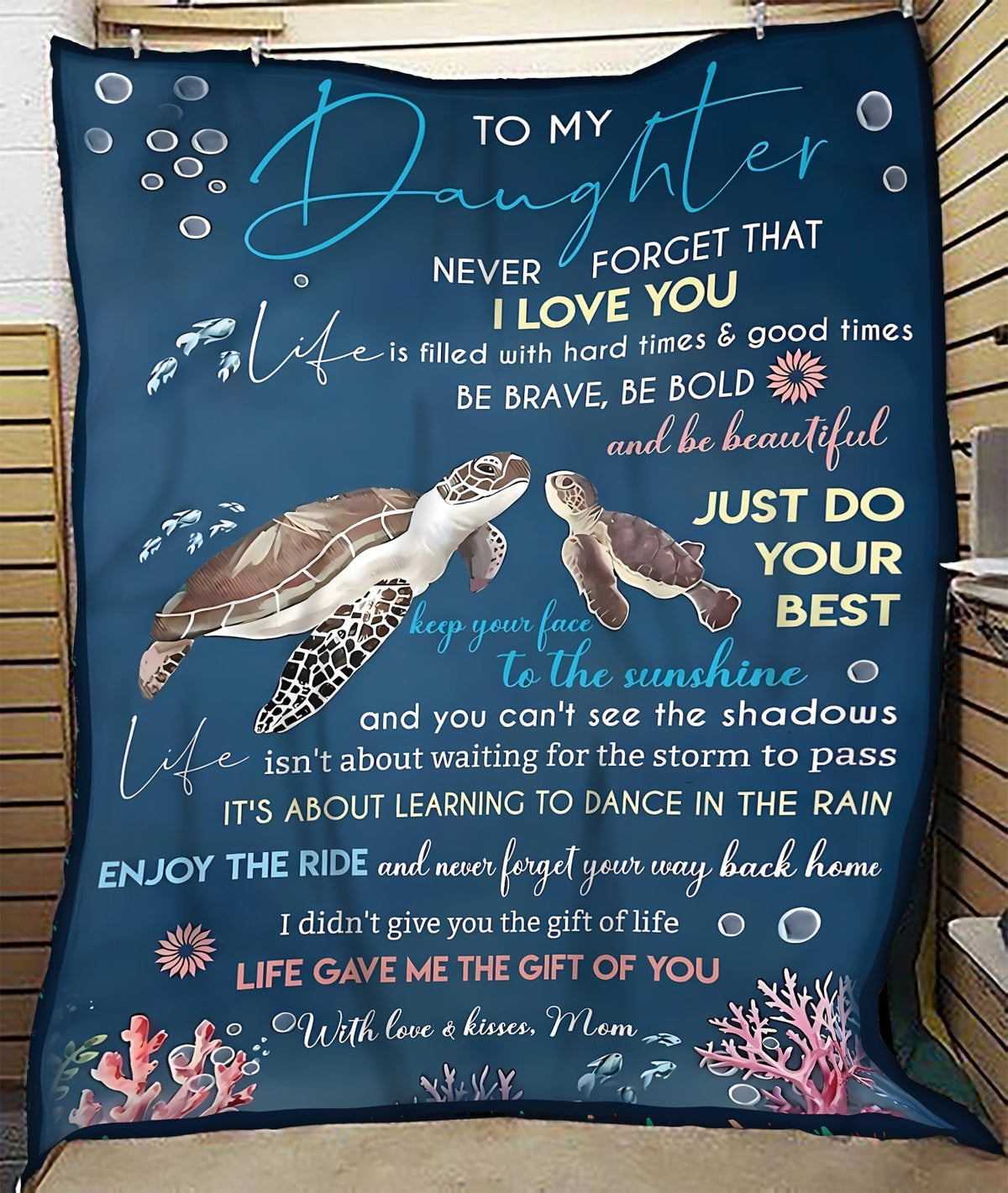 Special Gift For Your Daughter Blanket - BLANKETS FROM MOM 07