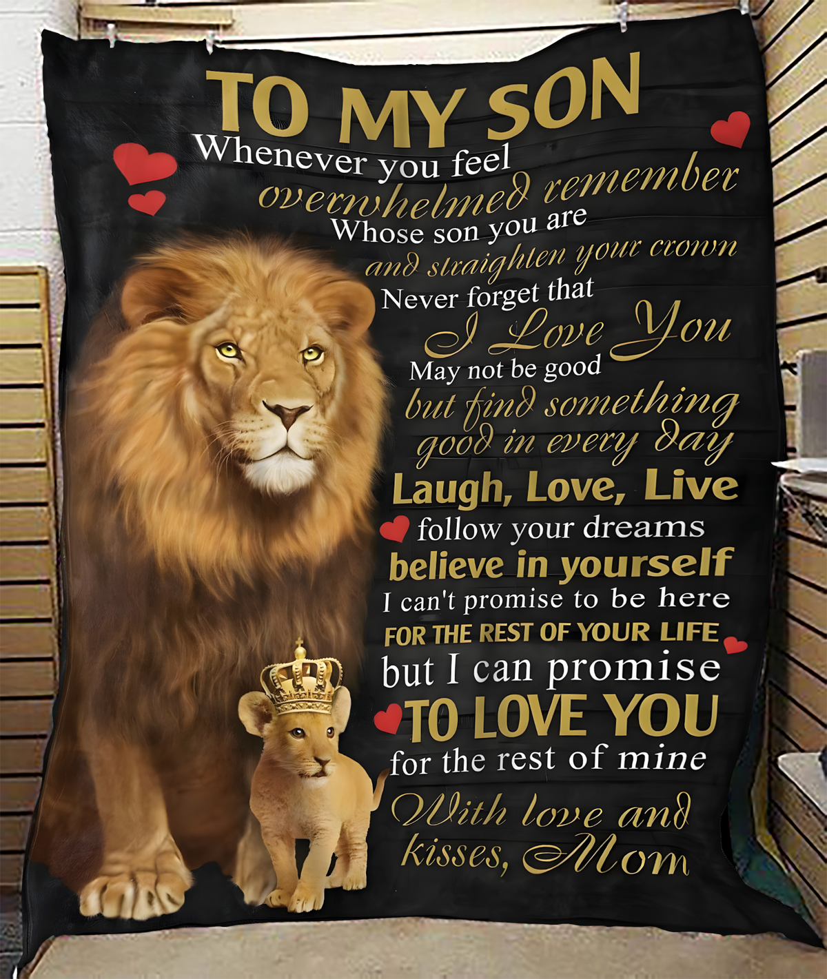 Special Gift For Your Son Blanket - BLANKETS FROM MOM 133