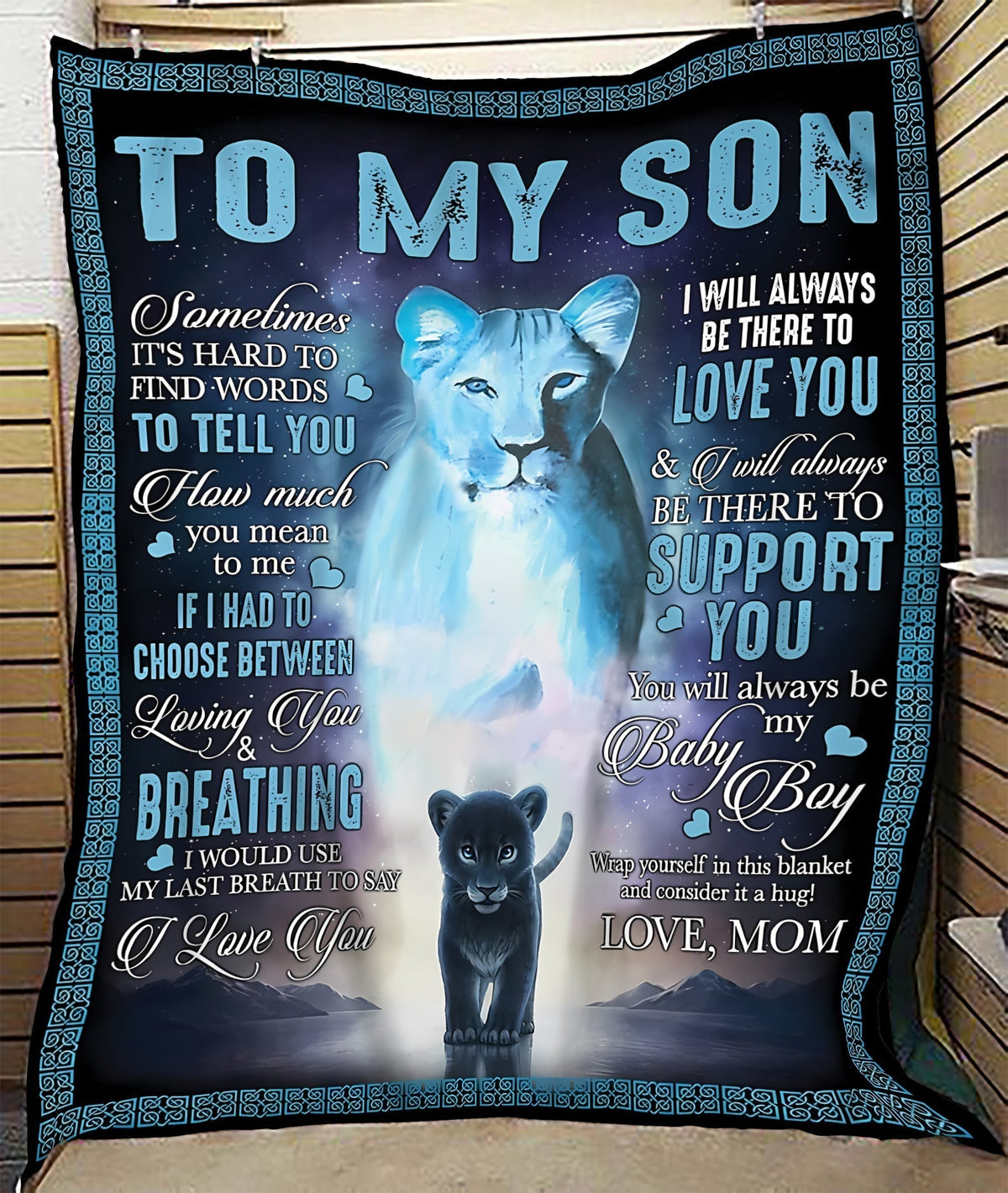 Special Gift For Your Son Blanket - BLANKETS FROM MOM 141