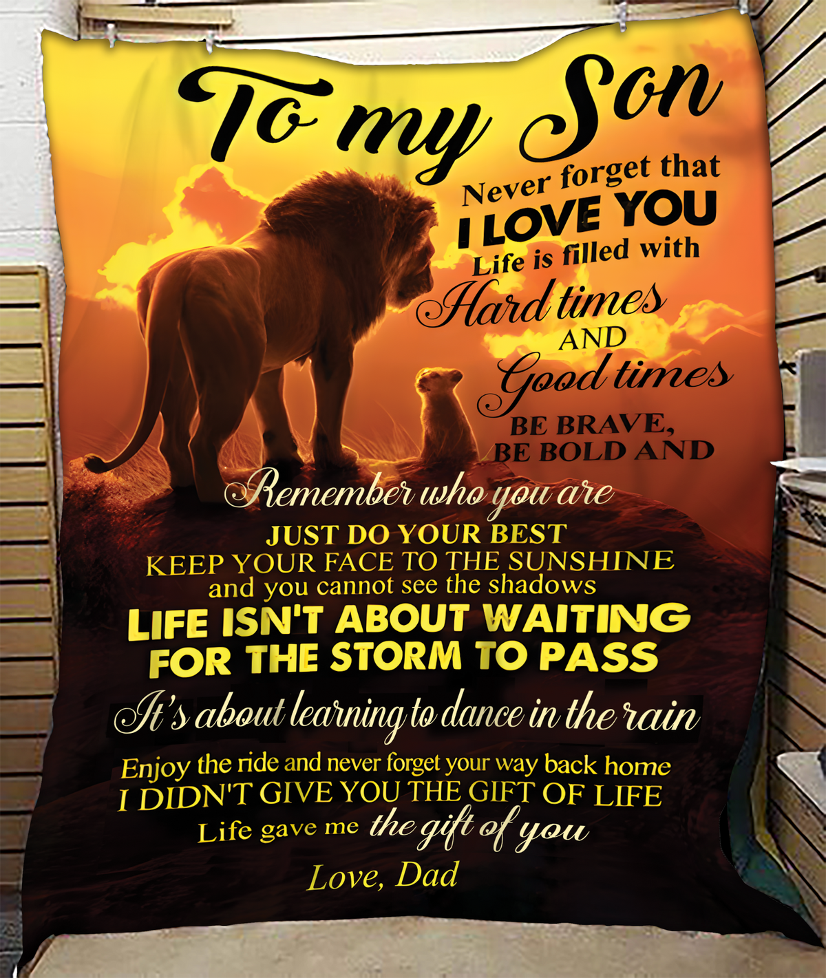 Special Gift For Your Son Blanket - BLANKETS FROM DAD 061