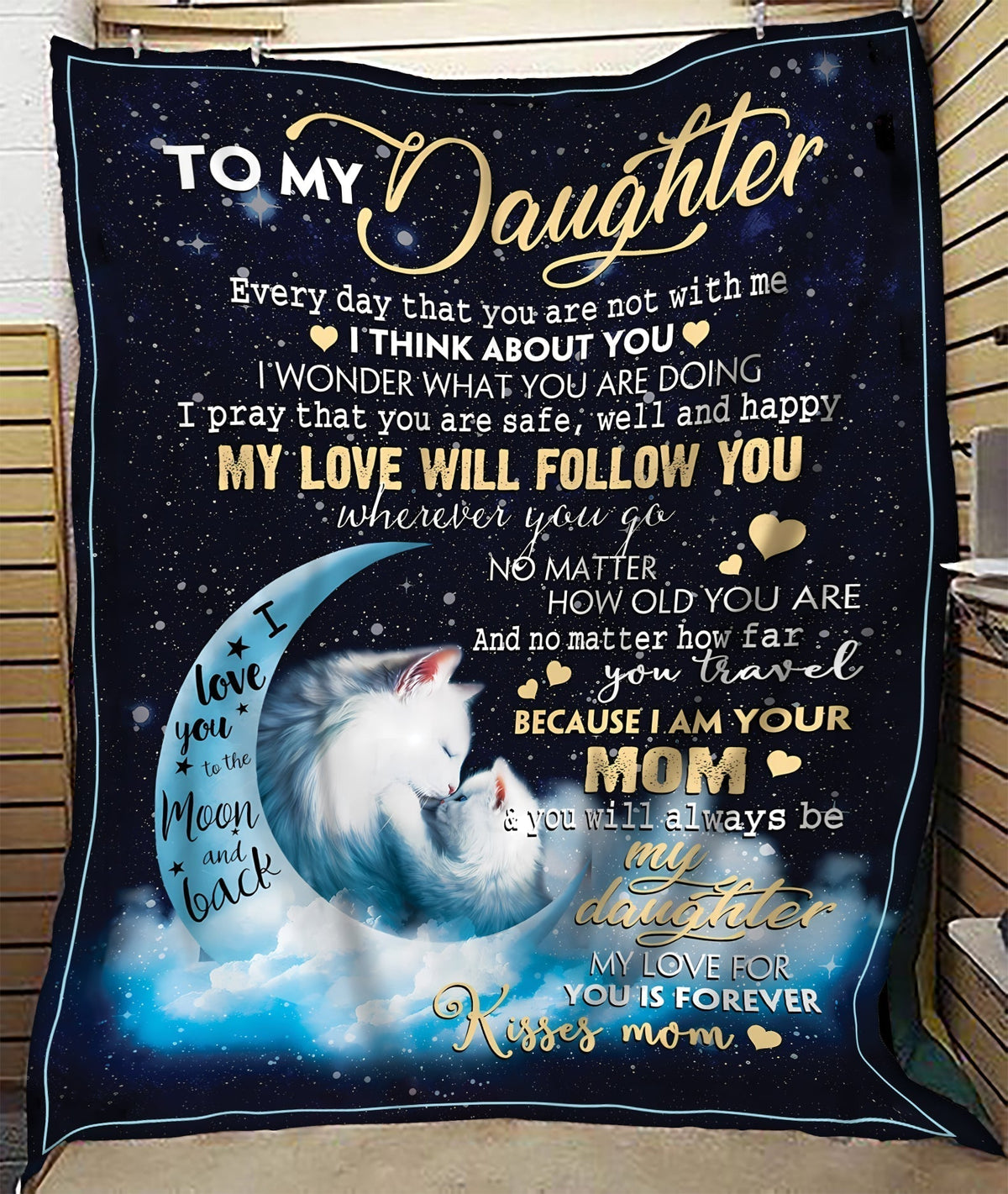 Special Gift For Your Daughter Blanket - BLANKETS FROM MOM 06