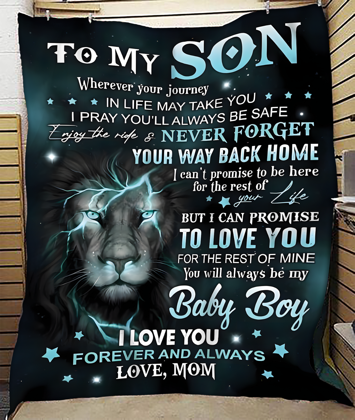 Special Gift For Your Son Blanket - BLANKETS FROM MOM 144