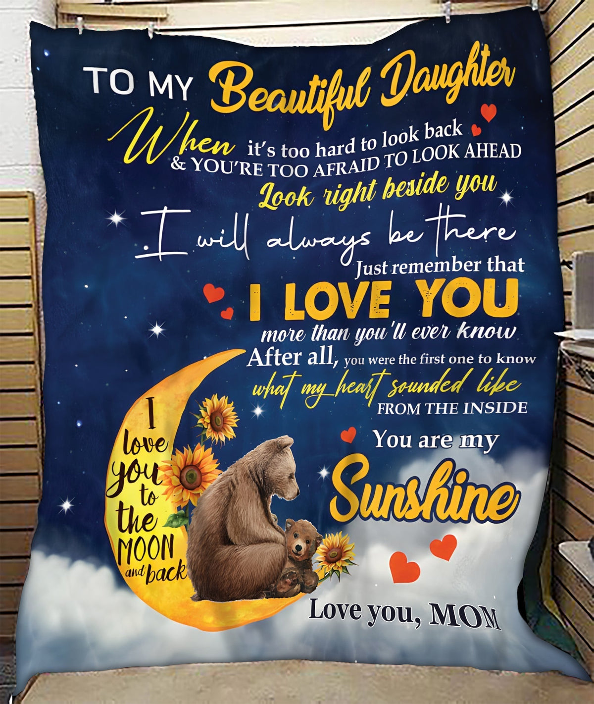 Special Gift For Your Daughter Blanket - BLANKETS FROM MOM 147