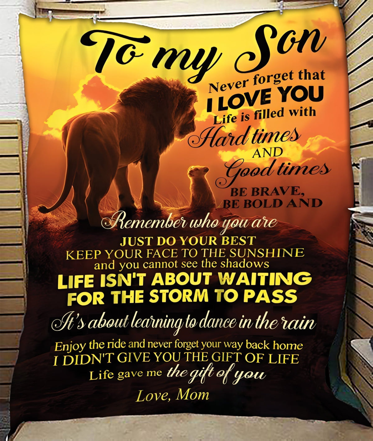 Special Gift For Your Son Blanket - BLANKETS FROM MOM 136