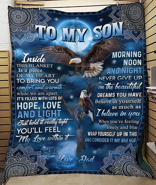 Special Gift For Your Son Blanket - BLANKETS FROM DAD 062