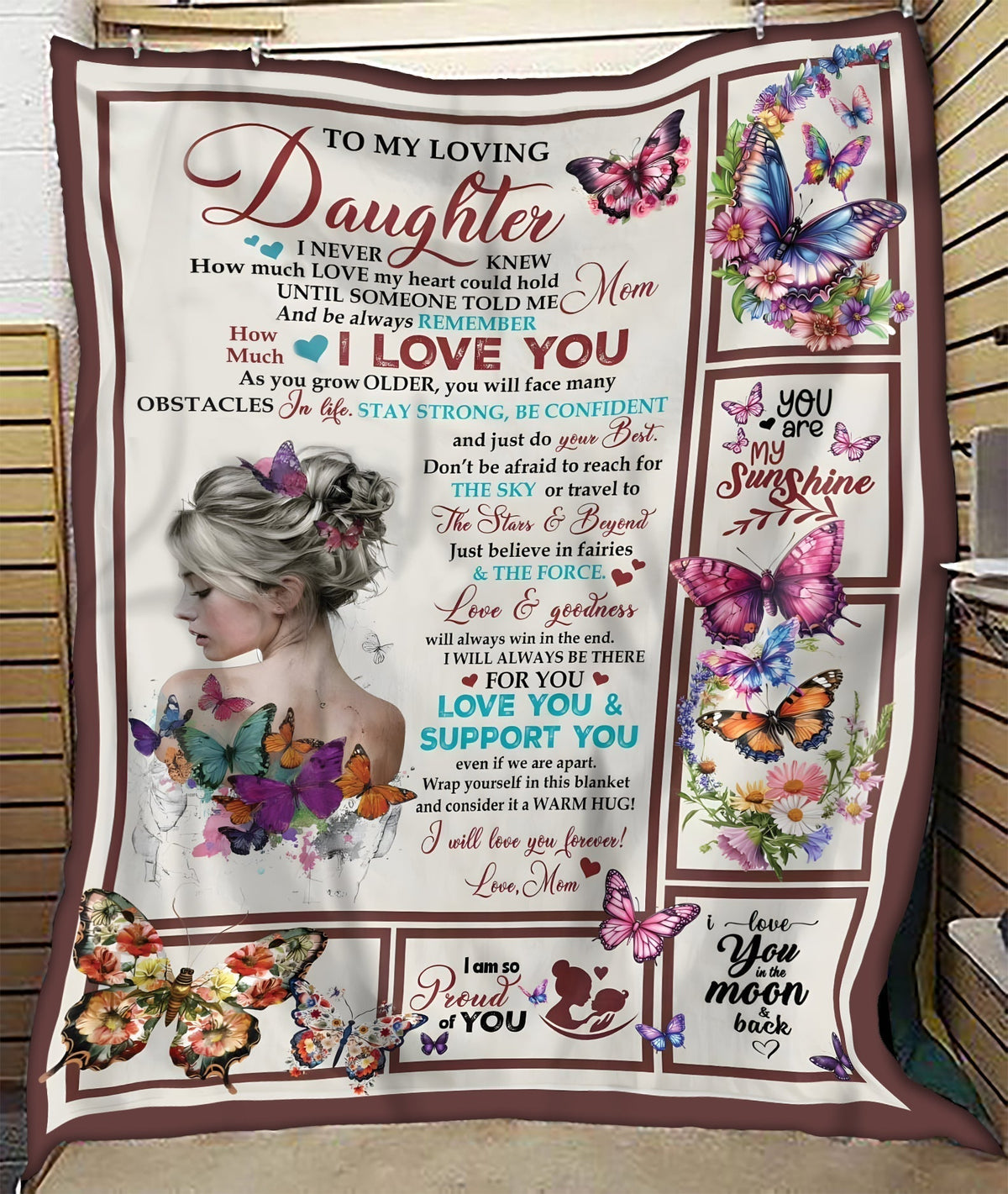 BLANKET FOR DAUGHTER – COMFORT & WARMTH GIFT FROM MOM - BLANKETS FROM MOM 179