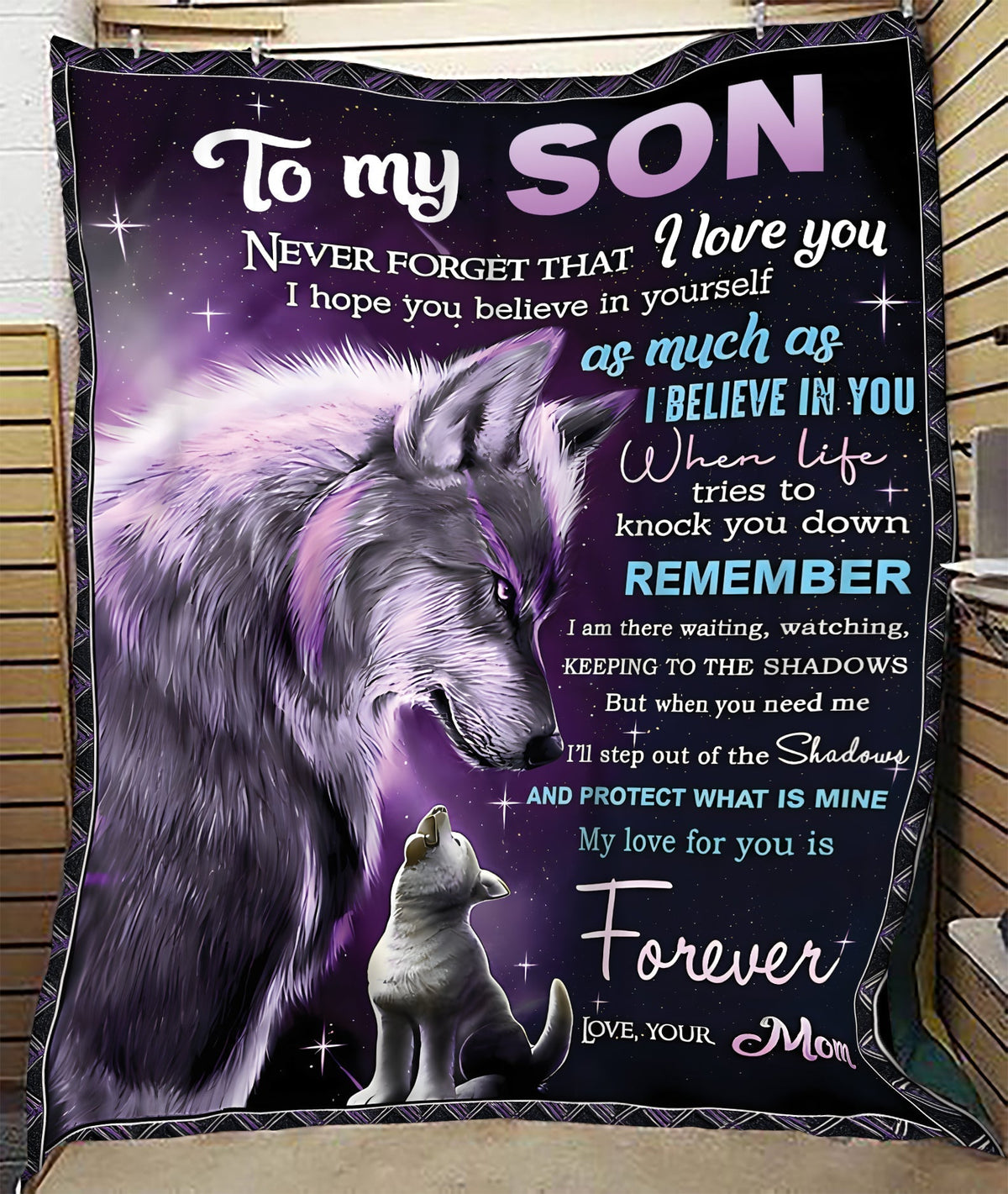 Special Gift For Your Son Blanket -  BLANKETS FROM MOM 140
