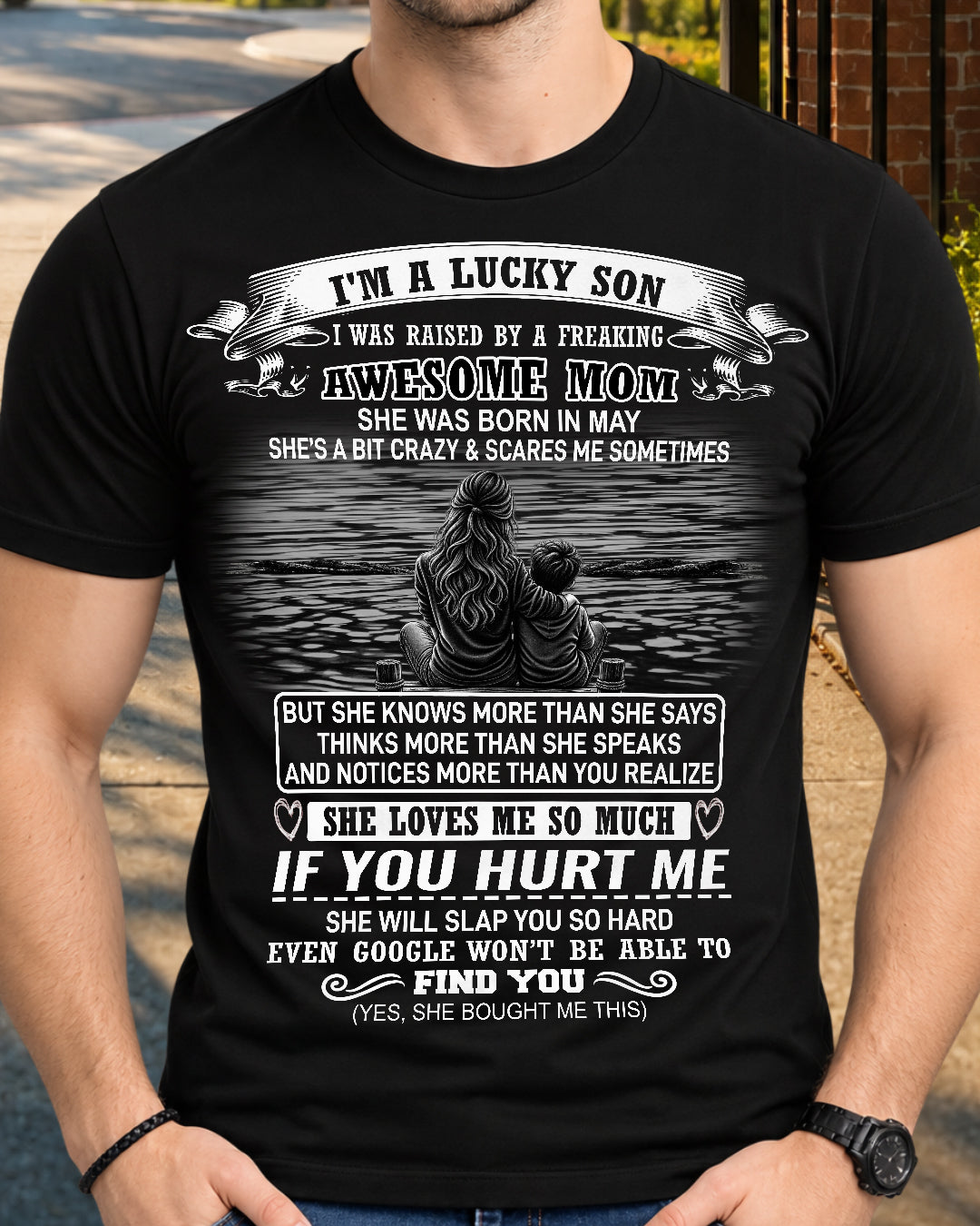 I'M A LUCKY SON AWESOME MOM US SKU62 05