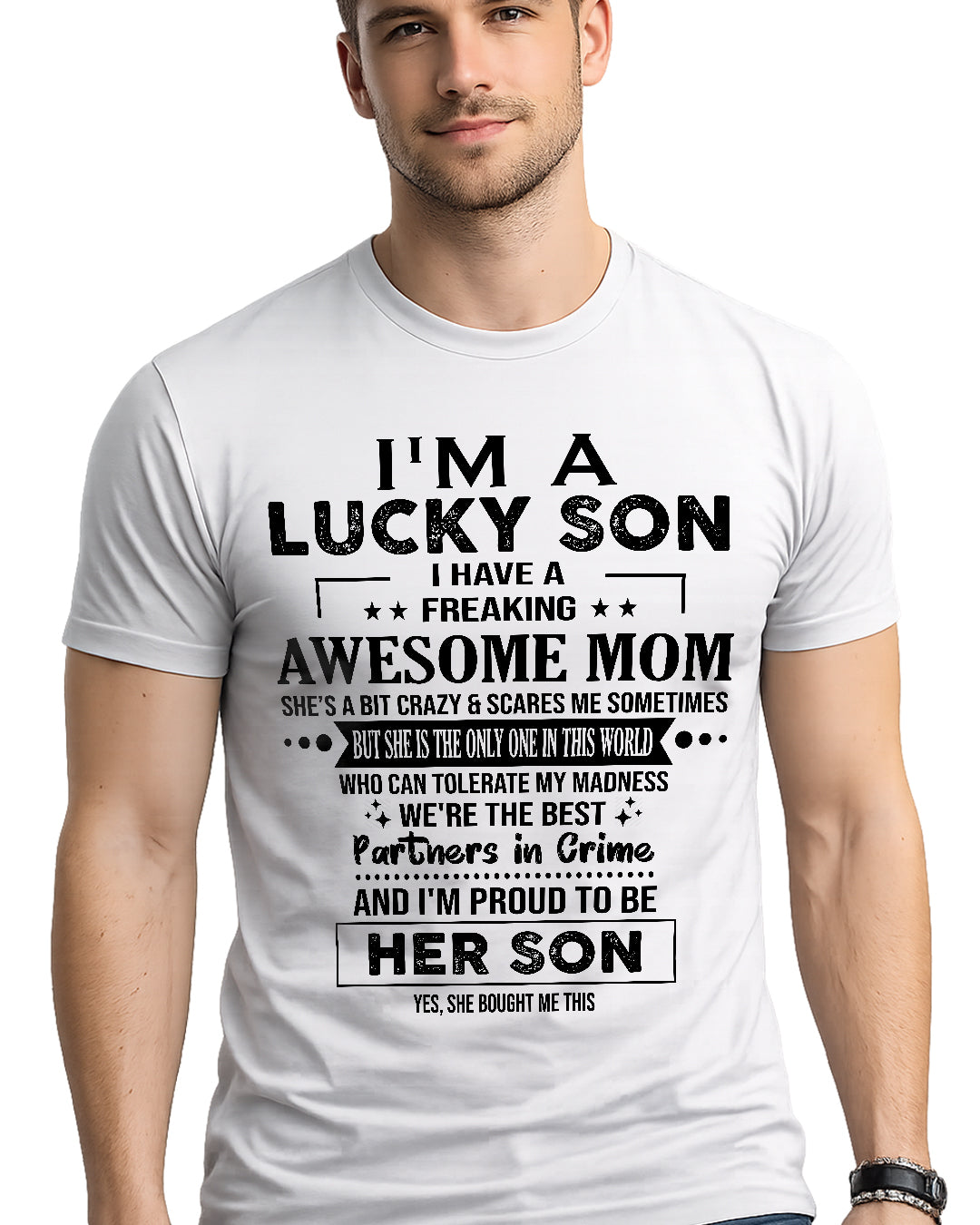 JE SUIS UN FILS HEUREUX J'AI UNE MAMAN INCROYABLE - CADEAUX POUR MAMAN