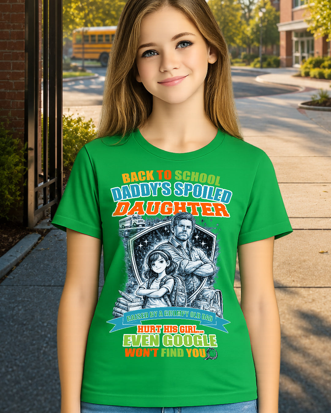 Back To School Daddy’s Spoiled Daughter Shirt-us1-sku60