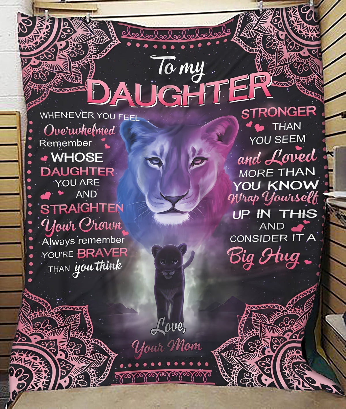 Special Gift For Your Daughter Blanket - BLANKETS FROM MOM 139