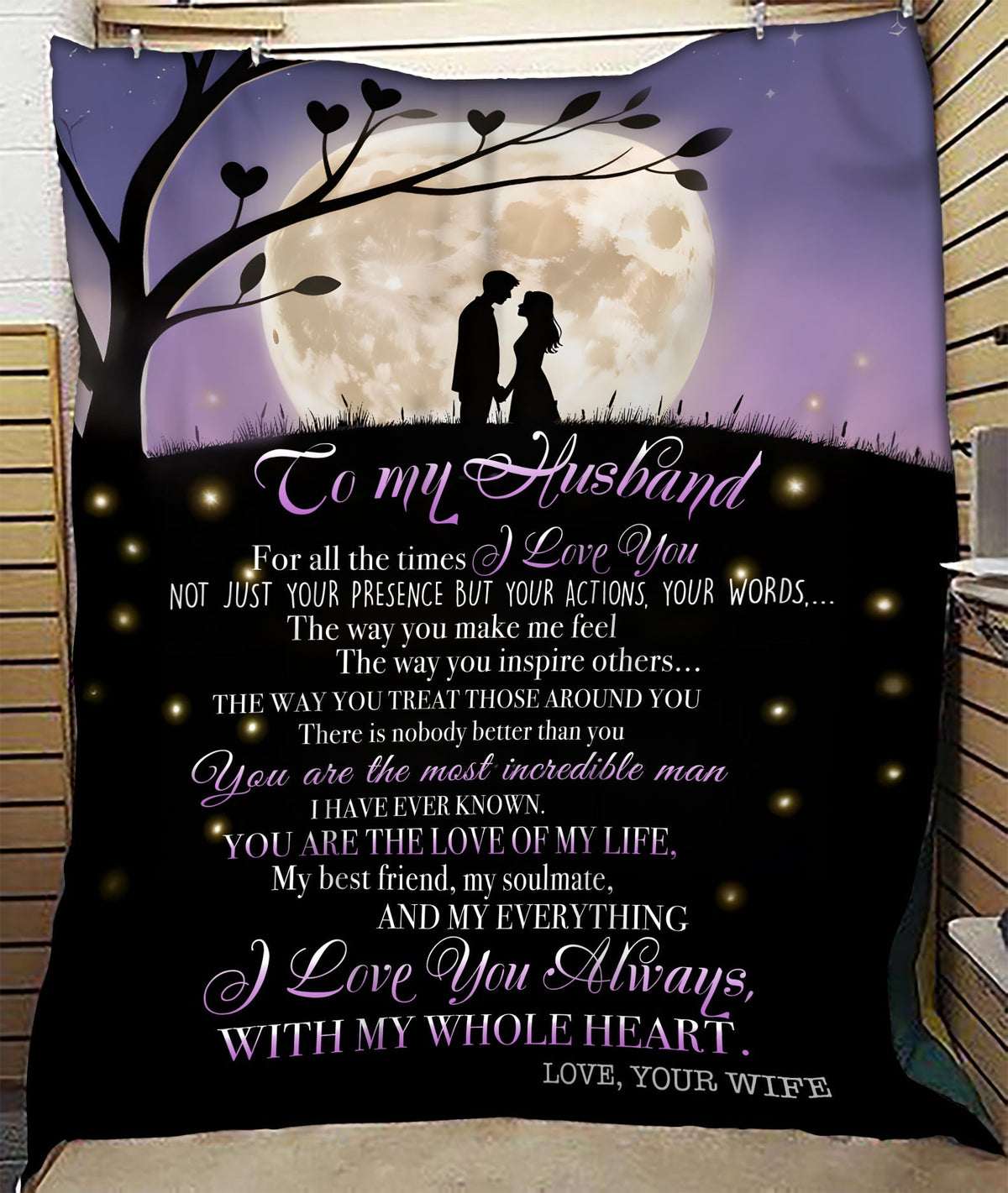 BLANKET FOR HUSBAND FROM WIFE – COMFORT & WARMTH GIFT - BLANKETS FROM WIFE 18