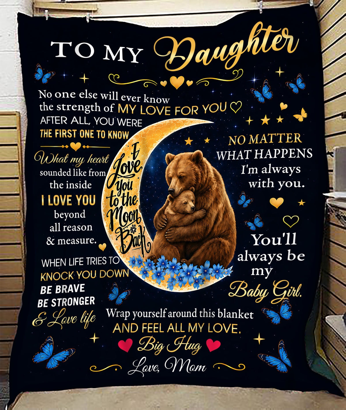 Special Gift For Your Daughter Blanket - BLANKETS FROM MOM 46