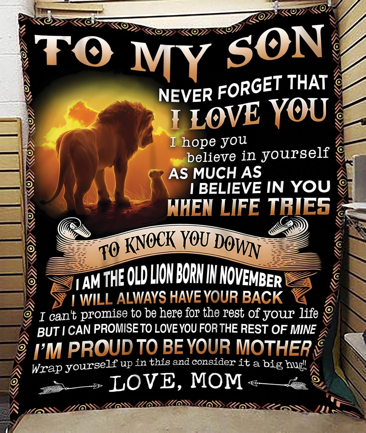 Special Gift For Your Son Blanket - BLANKETS FROM MOM 09