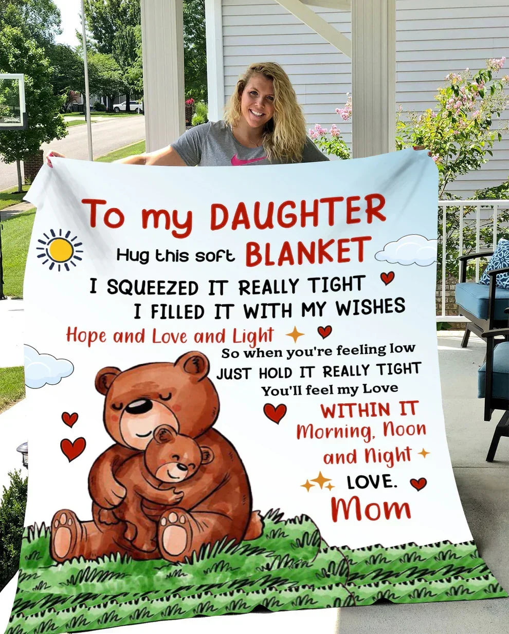 Special Gift For Your Daughter Blanket - BLANKETS FROM MOM 174