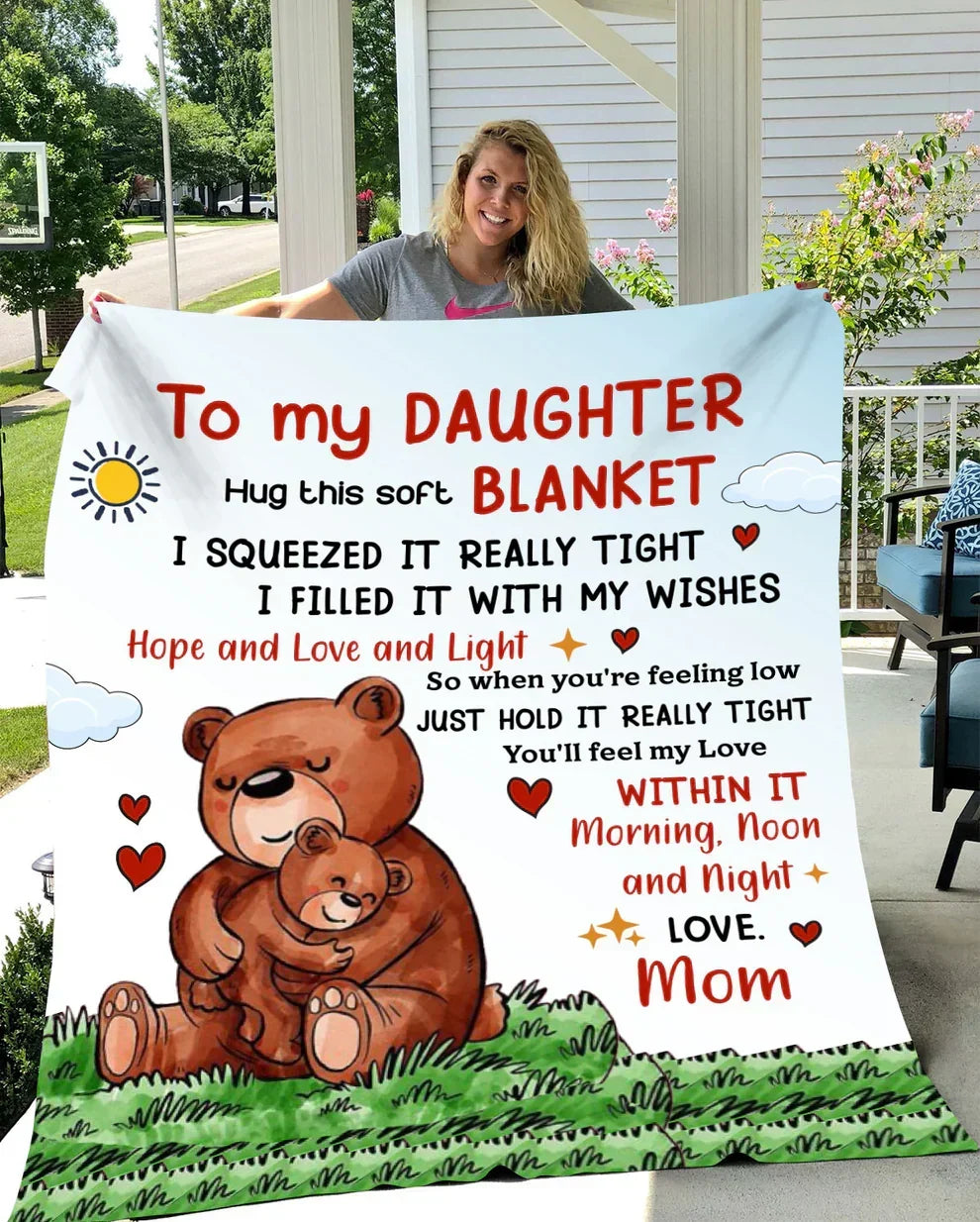 Special Gift For Your Daughter Blanket - BLANKETS FROM MOM 189