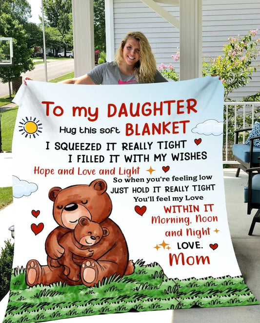 Special Gift For Your Daughter Blanket - BLANKETS FROM MOM 189