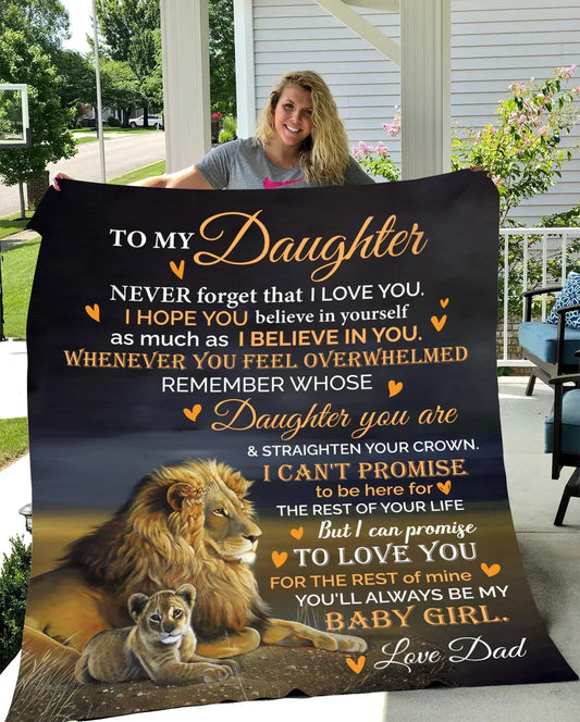 Special Gift For Your Daughter Blanket - BLANKETS FROM DAD 077