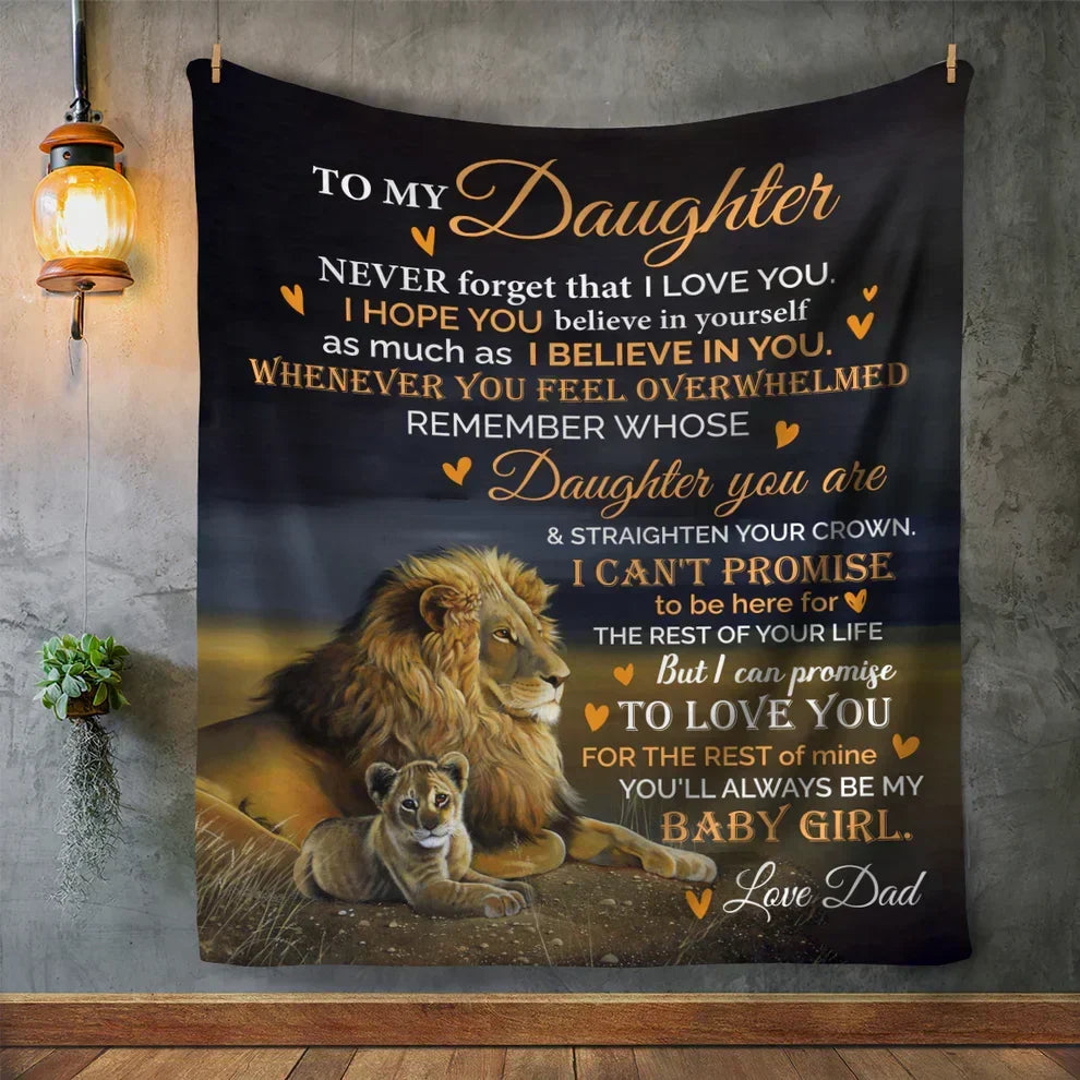 Special Gift For Your Daughter Blanket - BLANKETS FROM DAD 077