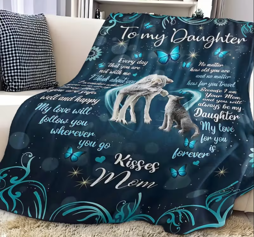 BLANKET FOR DAUGHTER FROM MOM – COMFORT & WARMTH GIFT - BLANKETS FROM MOM 62