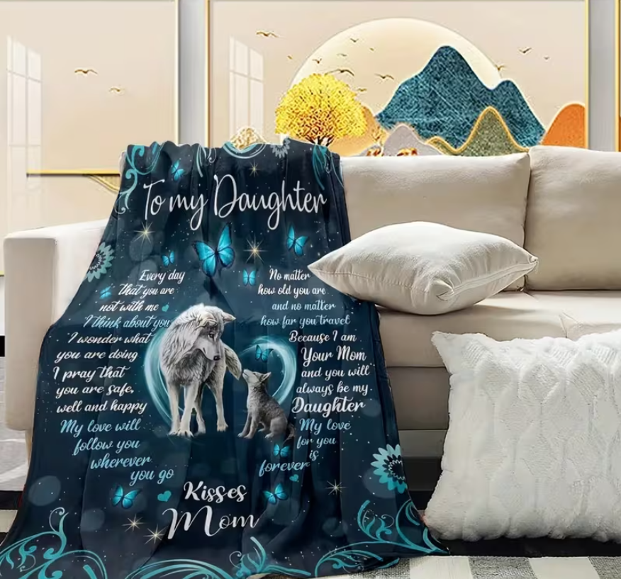 BLANKET FOR DAUGHTER FROM MOM – COMFORT & WARMTH GIFT - BLANKETS FROM MOM 62