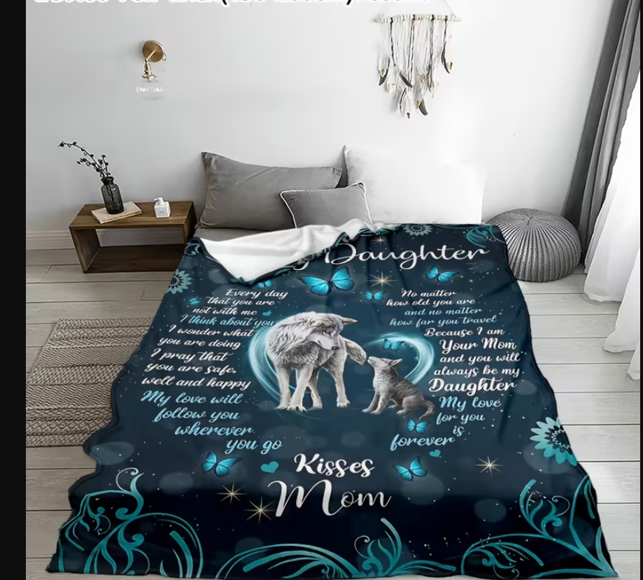 BLANKET FOR DAUGHTER FROM MOM – COMFORT & WARMTH GIFT - BLANKETS FROM MOM 62