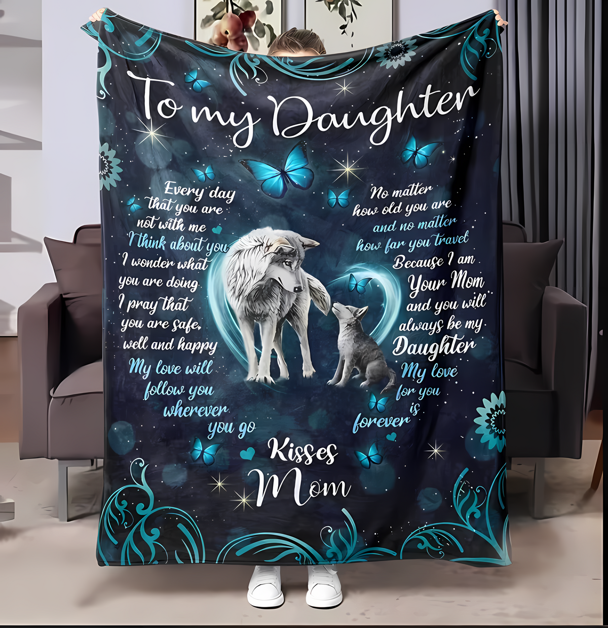 BLANKET FOR DAUGHTER FROM MOM – COMFORT & WARMTH GIFT - BLANKETS FROM MOM 62